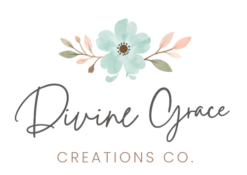 Divine Grace Creations Co. floral logo